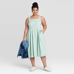 Universal Thread Mint Green Jumper Dress